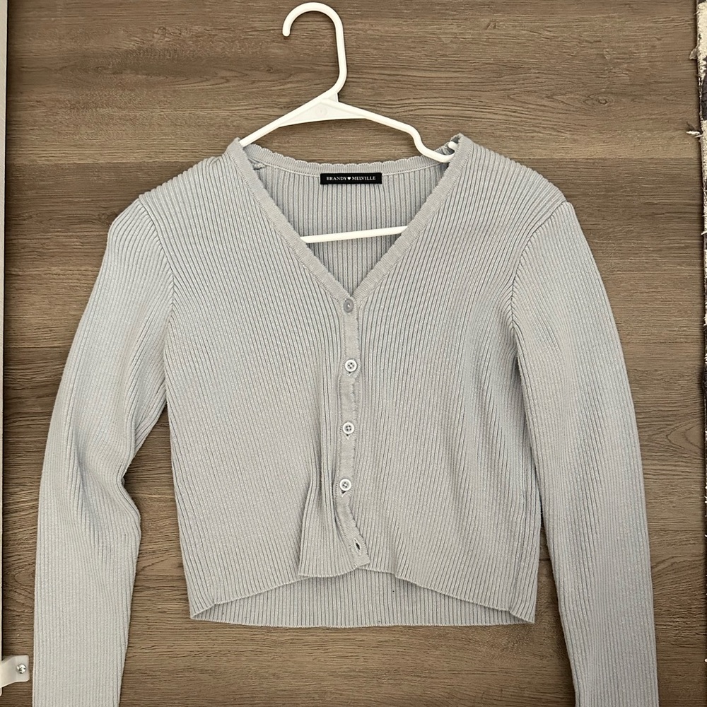 Light blue brandy Melville cardigan